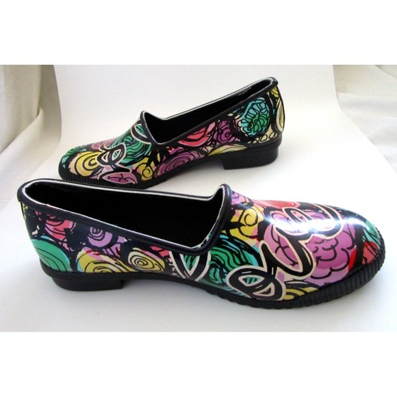 Cougar Women's "Love" Hand Crafted Rubber Slip on Shoes - Waterproof Size 8 - Picture 14 of 15